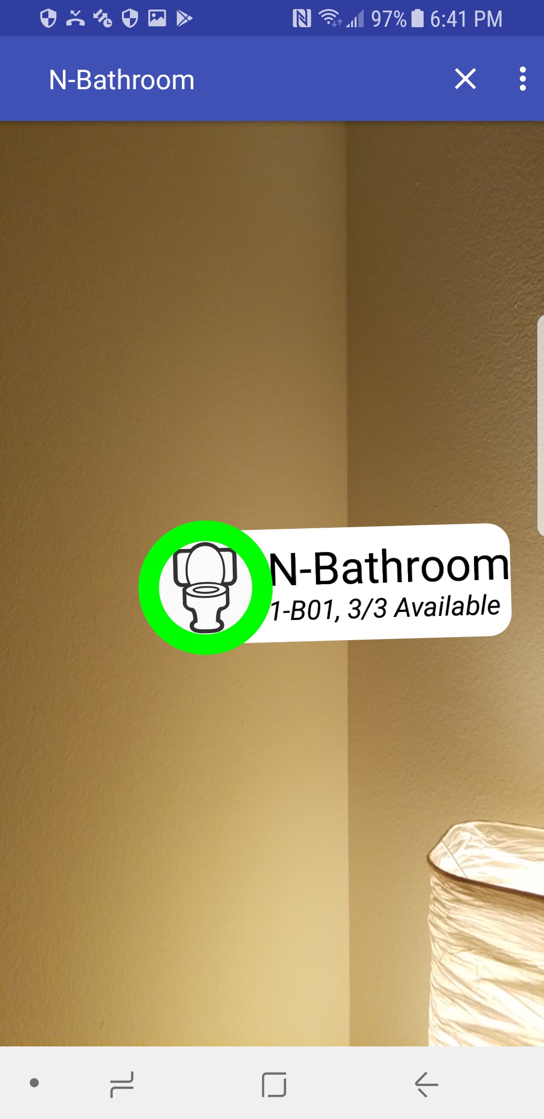 AR Bathroom Finder